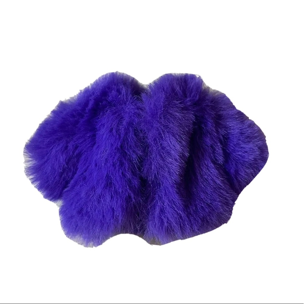 Barbie Extra Minis Doll Coat Purple Faux Fur Jacket Fits 5.5 Inch Dolls